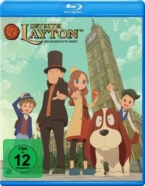 Blu-ray-Cover: Detektei Layton - Katrielles rätselhafte Fälle: Die komplette Serie. Regie: Akihiro Hino
