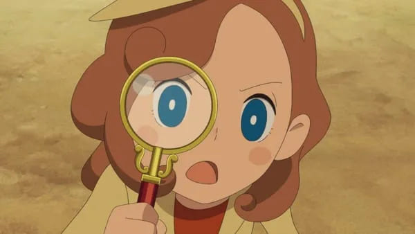 Filmszene 2 aus Detektei Layton - Katrielles rätselhafte Fälle: Die komplette Serie – Blu-ray. Regie: Akihiro Hino