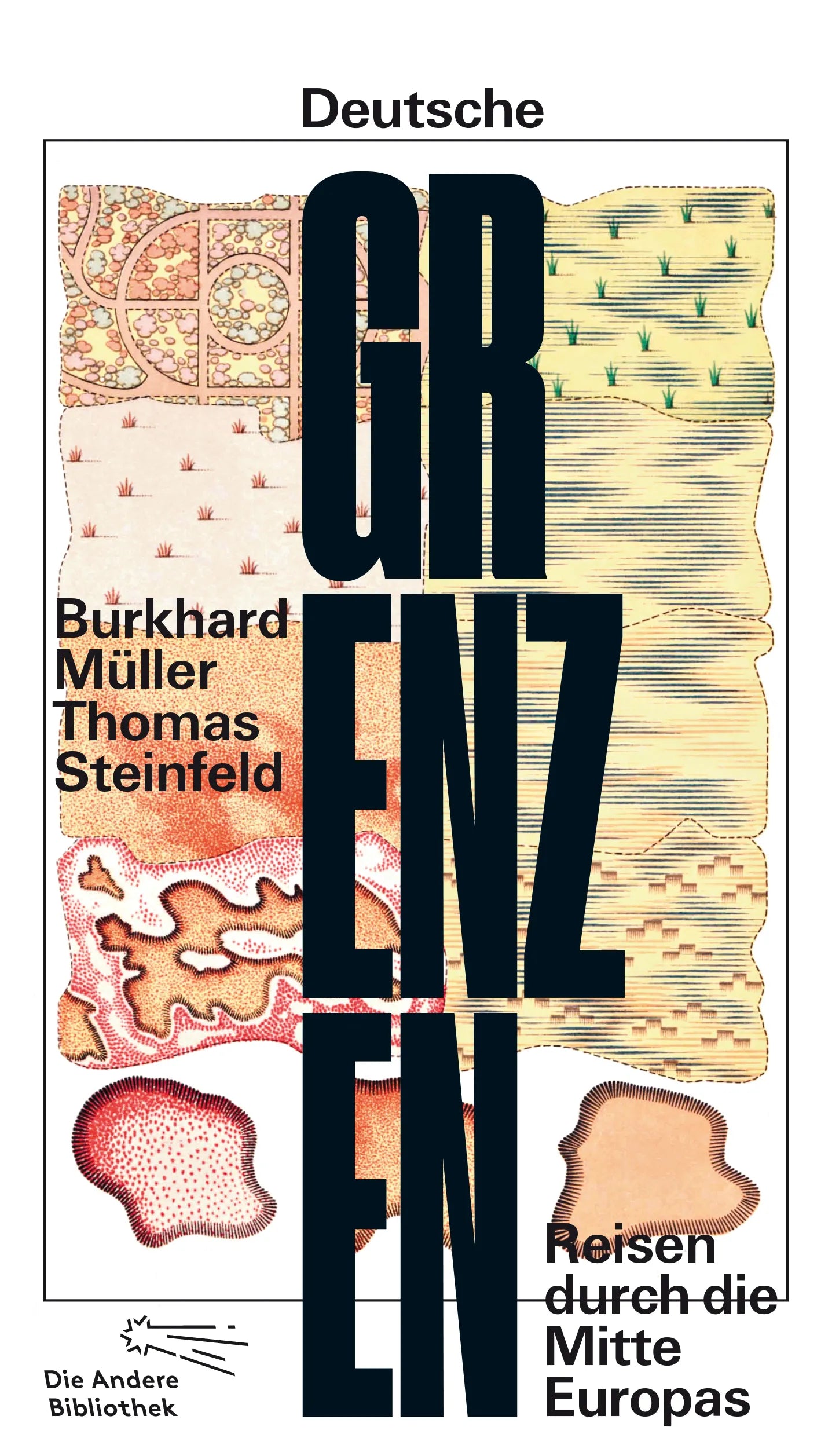 Buchcover von 'Deutsche Grenzen' - Gebundene Ausgabe von Burkhard Müller