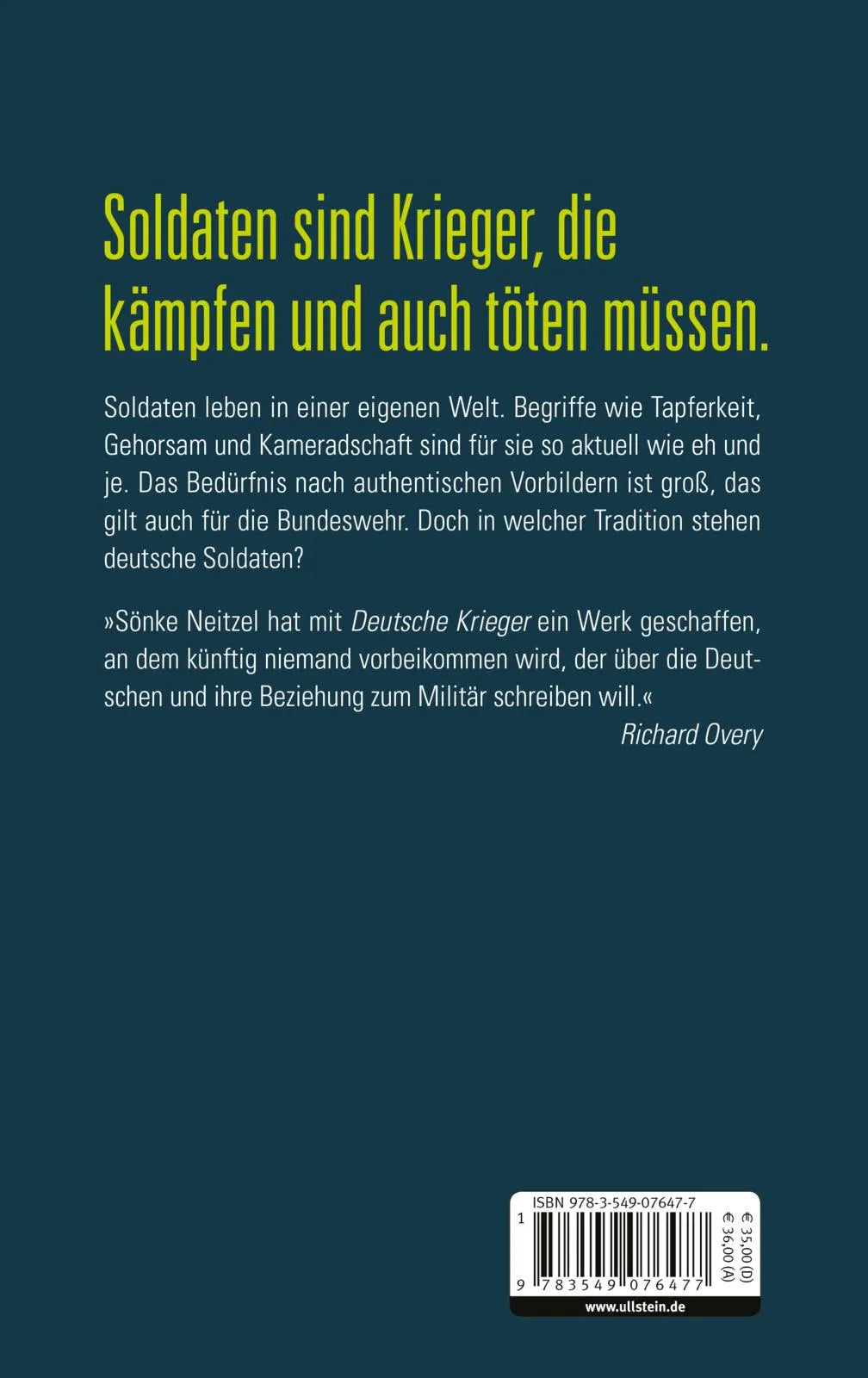 Rückseite: Deutsche Krieger (Hardcover)
