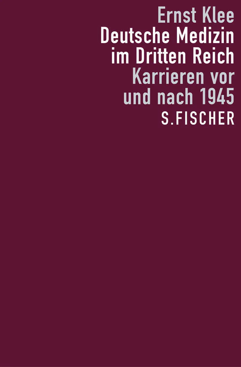 Buchcover von 'Deutsche Medizin im Dritten Reich' - Gebundene Ausgabe von Ernst Klee
