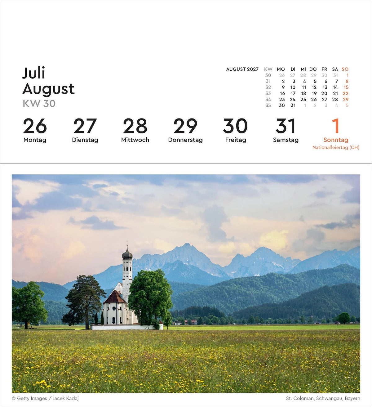 Deutschland - KUNTH Postkartenkalender 2027 – Ansicht