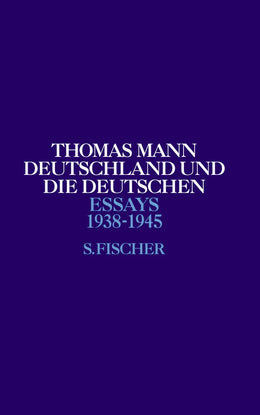 Buchcover von 'Deutschland und die Deutschen' - Gebundene Ausgabe von Thomas Mann