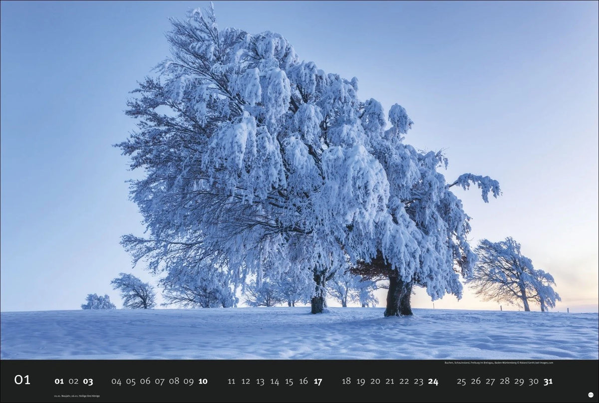 Deutschlands Naturparadiese Kalender 2027 - Edition Alexander von Humboldt Kalender 2027 – Ansicht