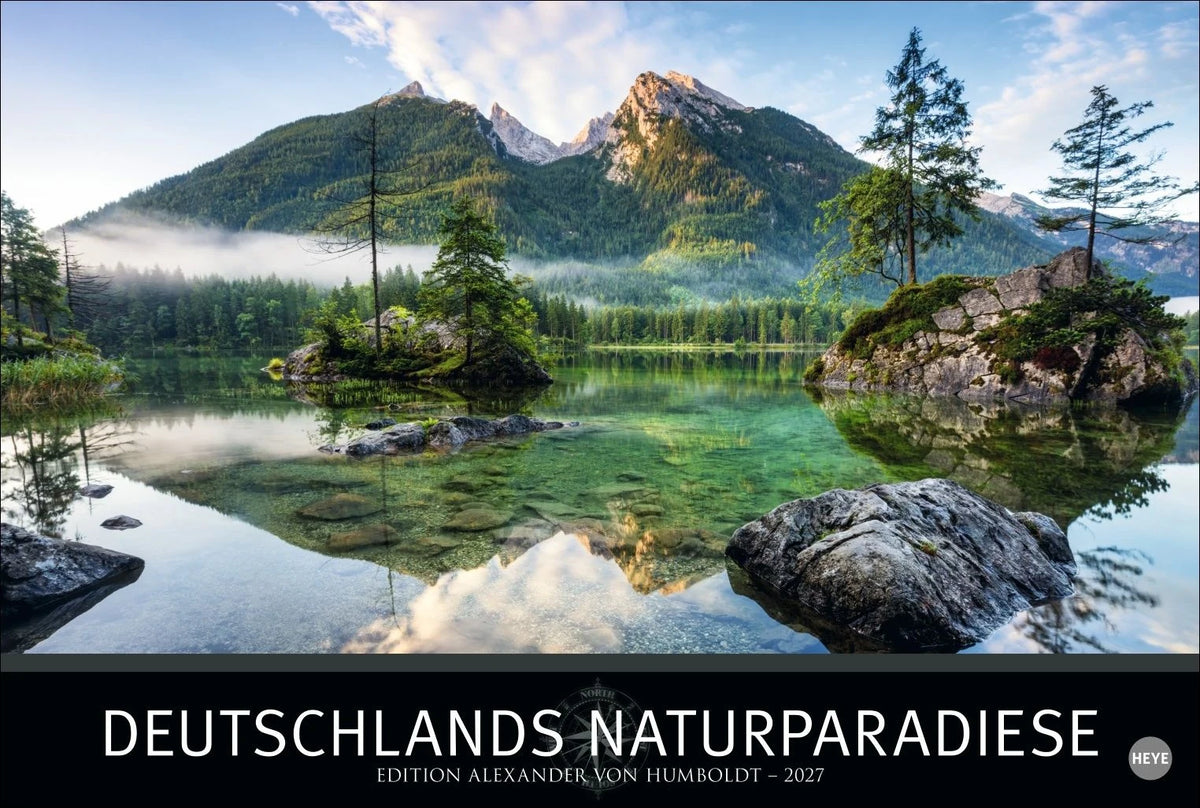 Wandkalender: Deutschlands Naturparadiese Kalender 2027 - Edition Alexander von Humboldt Kalender 2027