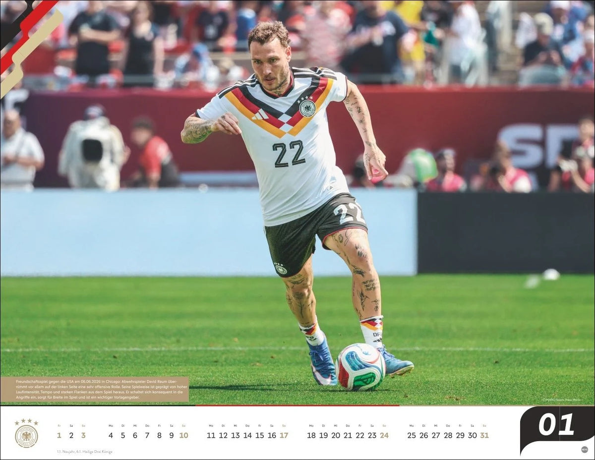 DFB Männer Posterkalender 2027 – Ansicht