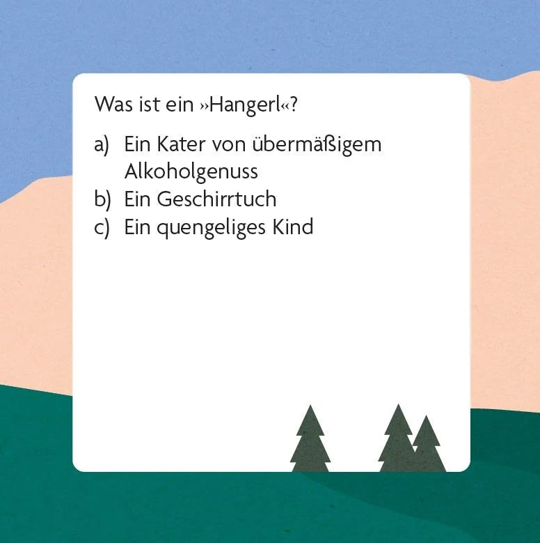 Dialekt-Quiz Österreich – Ansicht