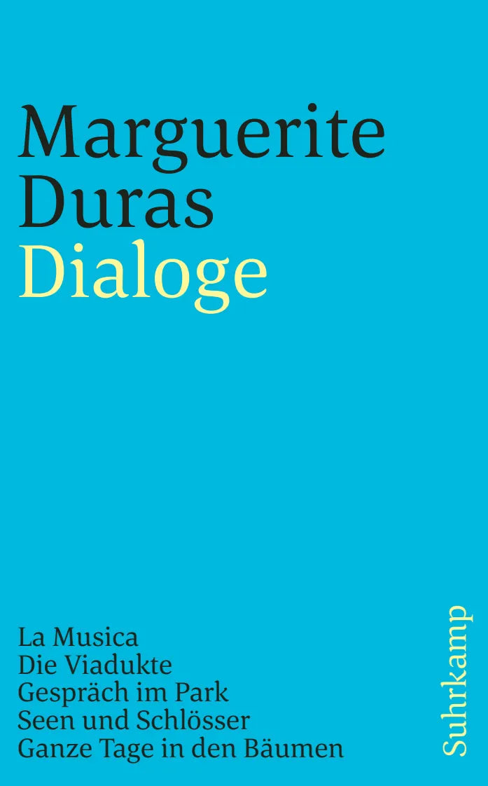 Buchcover von 'Dialoge' - Taschenbuch von Marguerite Duras