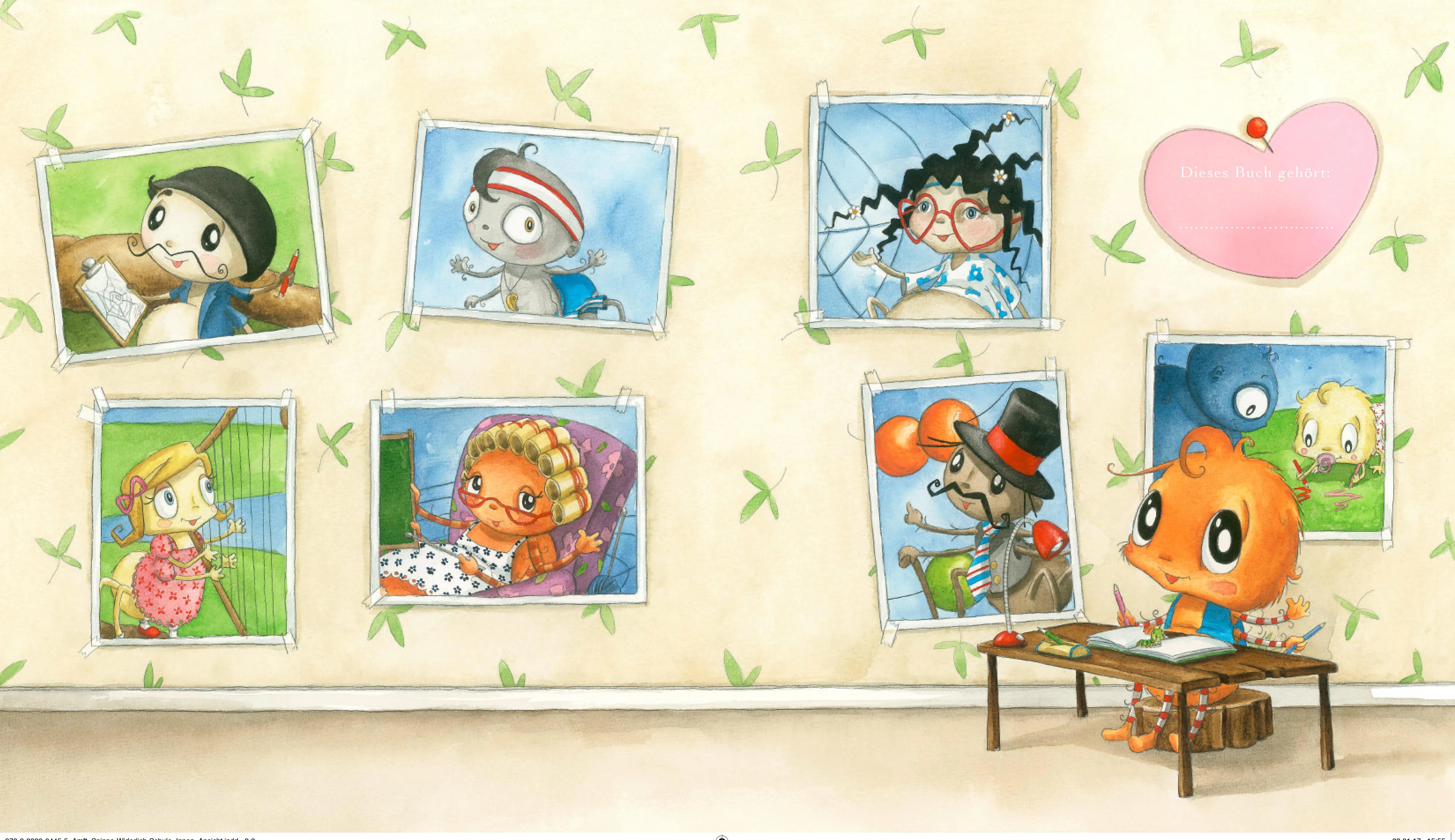 Produktansicht: Die kleine Spinne Widerlich - Komm, wir spielen Schule! (Gebundene Ausgabe)