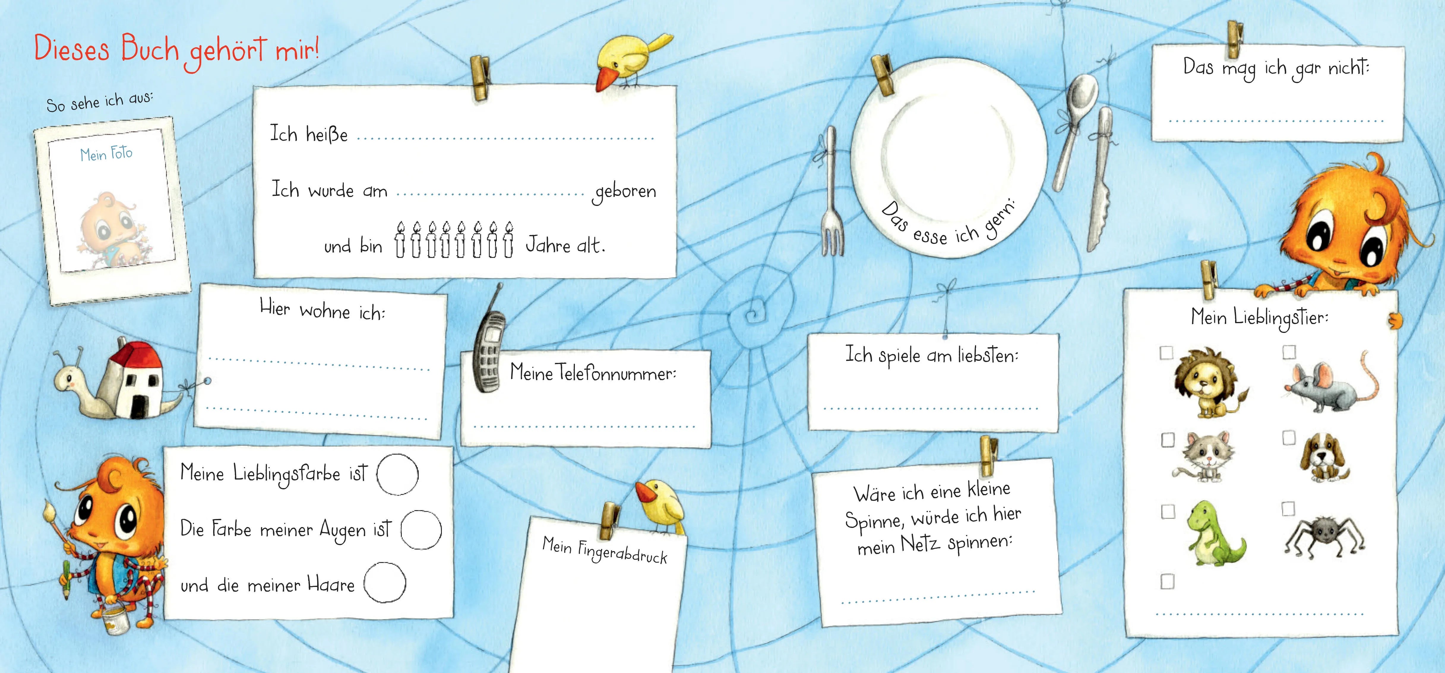 Produktansicht: Die kleine Spinne Widerlich - Meine Kindergartenfreunde (Gebundene Ausgabe)