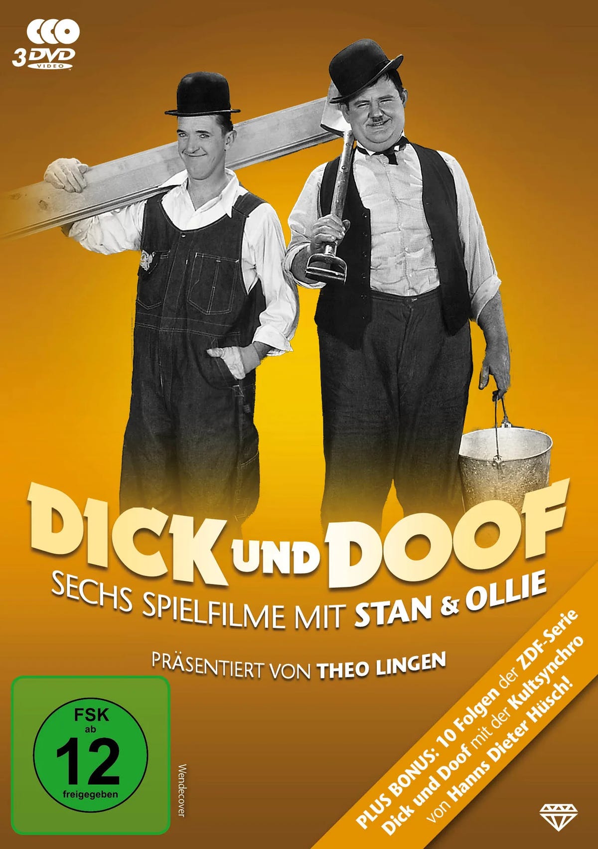 DVD-Cover: Dick und Doof - 6 Spielfilme mit Stan & Ollie. Regie: Hal Roach