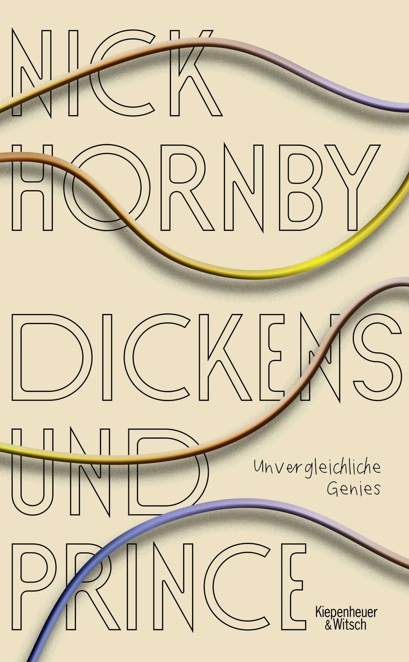 Buchcover von 'Dickens und Prince' - Gebundene Ausgabe von Nick Hornby