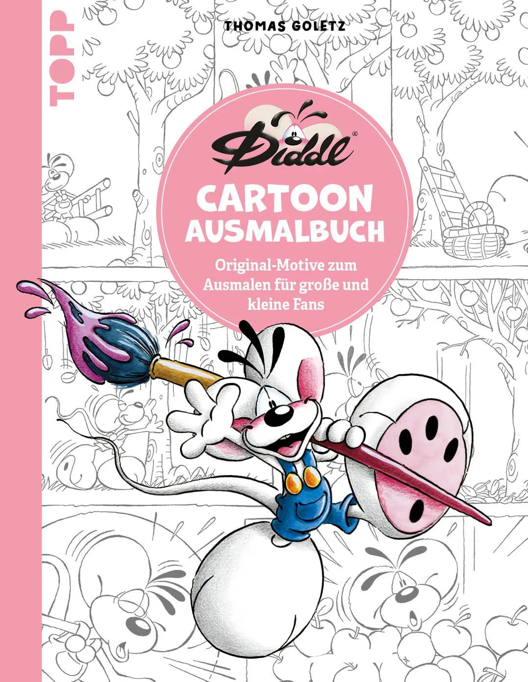 Cover: DIDDL – Cartoon Ausmalbuch (Taschenbuch)