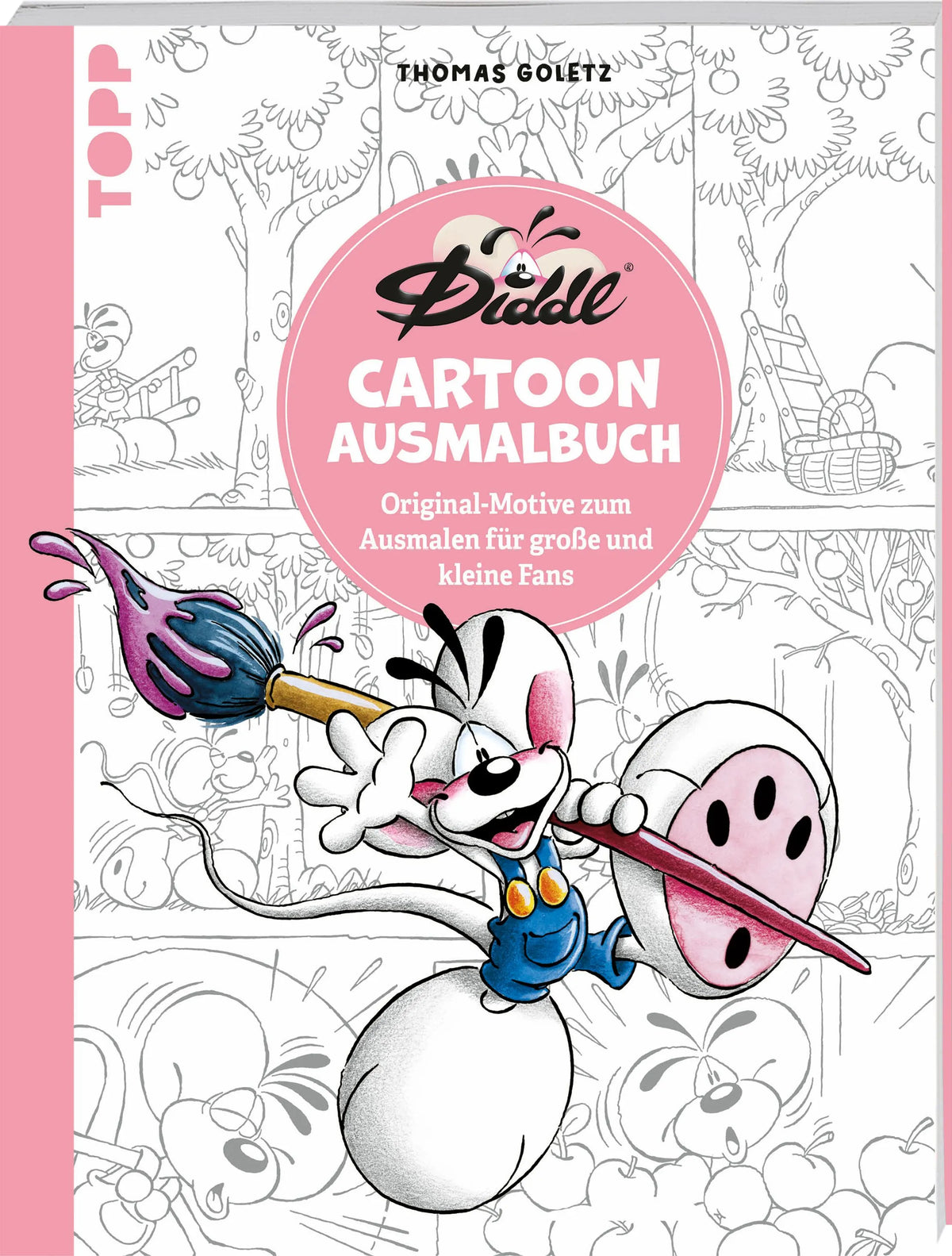 Cover: DIDDL – Cartoon Ausmalbuch (Taschenbuch)