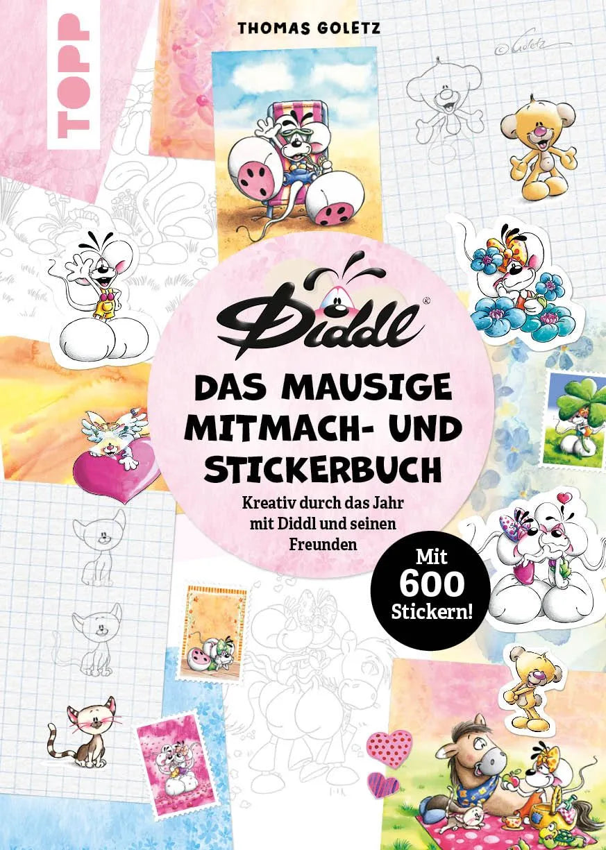 Cover: DIDDL – Das mausige Mitmach- und Stickerbuch (Taschenbuch)