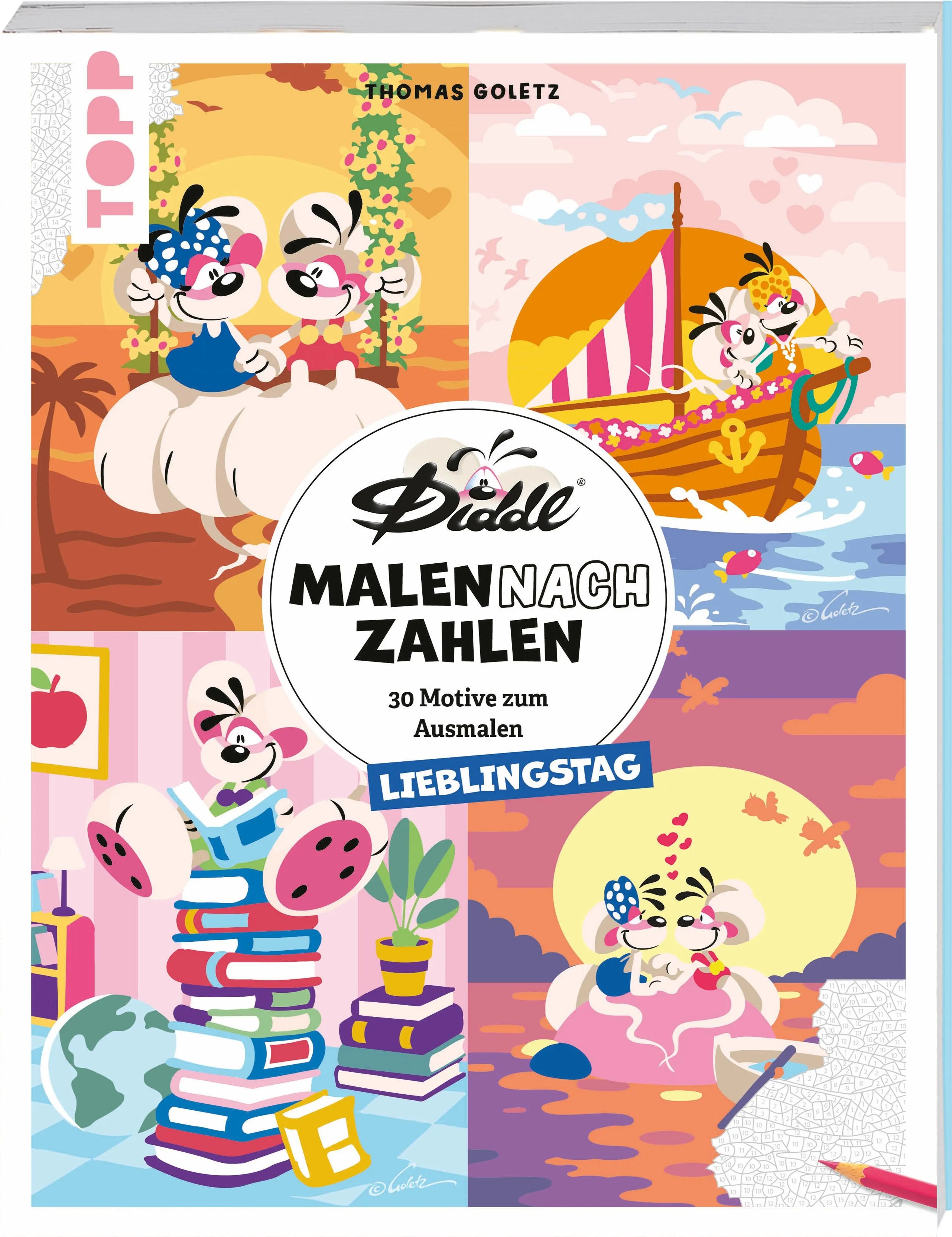 Cover: DIDDL – Malen nach Zahlen – Lieblingstag (Taschenbuch)