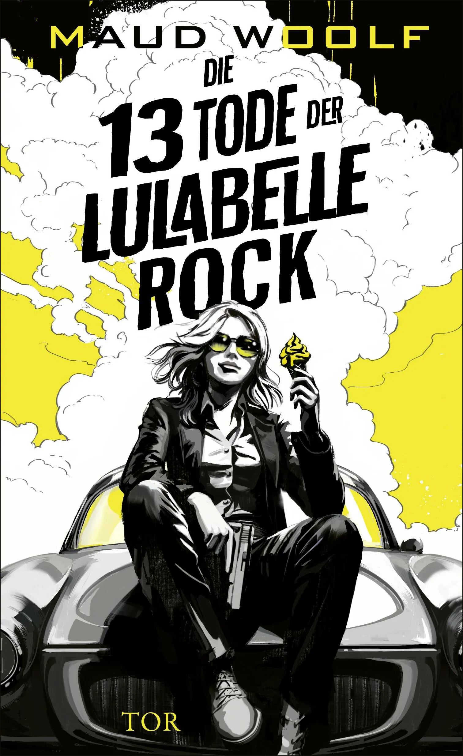 Buchcover von 'Die 13 Tode der Lulabelle Rock' - Gebundene Ausgabe von Maud Woolf