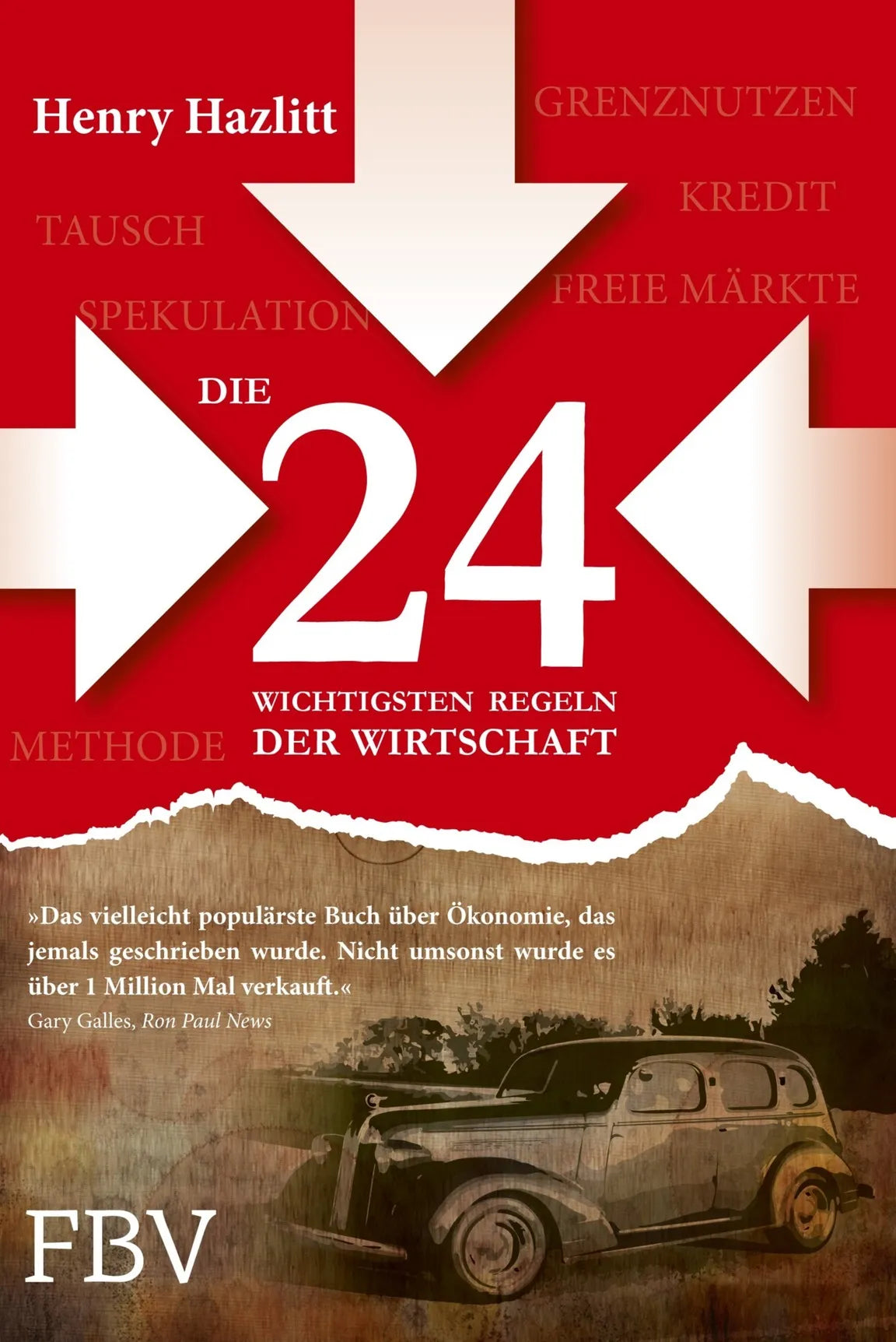 Buchcover von 'Die 24 wichtigsten Regeln der Wirtschaft' - Gebundene Ausgabe von Henry Hazlitt