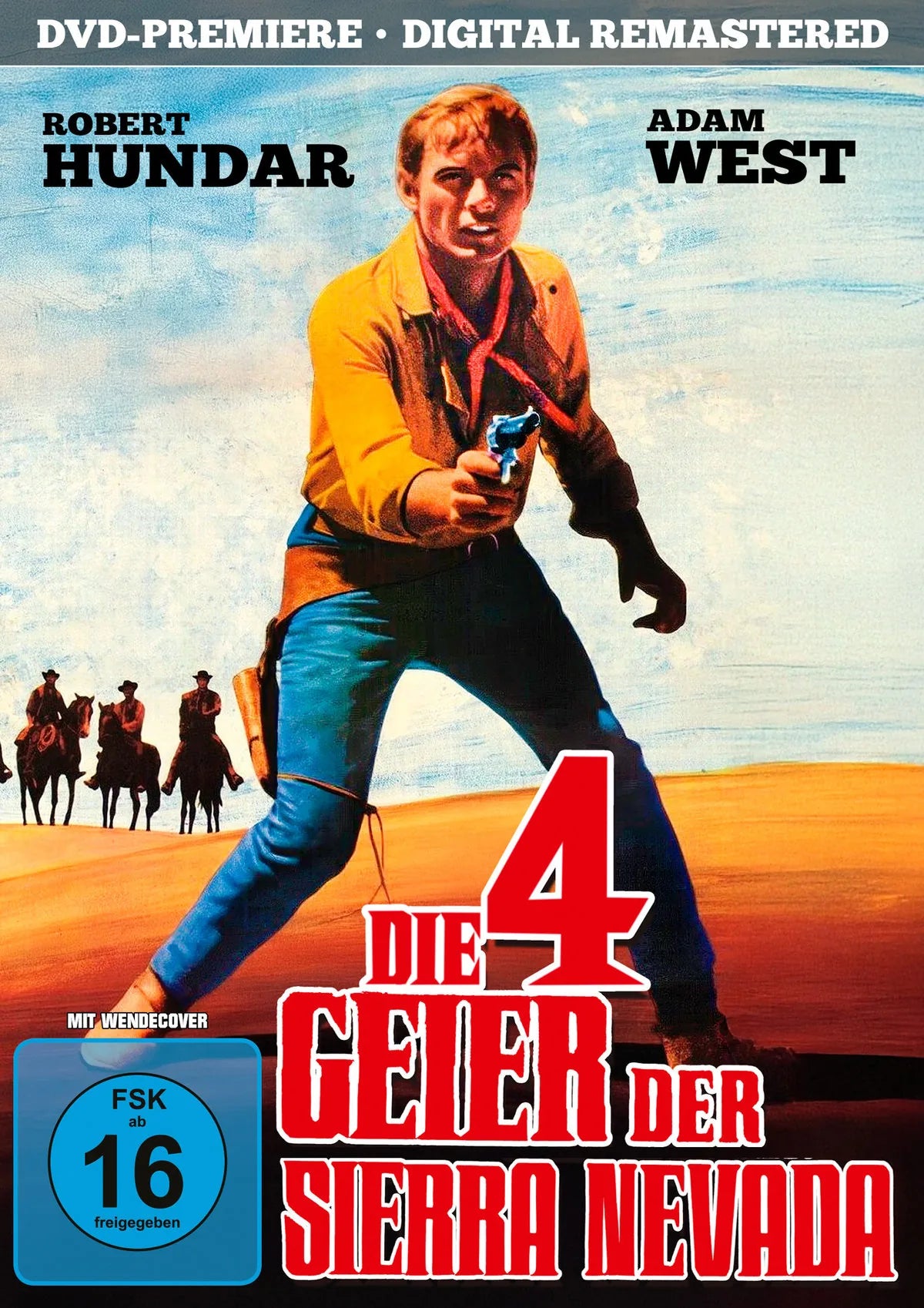 DVD-Cover: Die 4 Geier der Sierra Nevada. Regie: Primo Zeglio