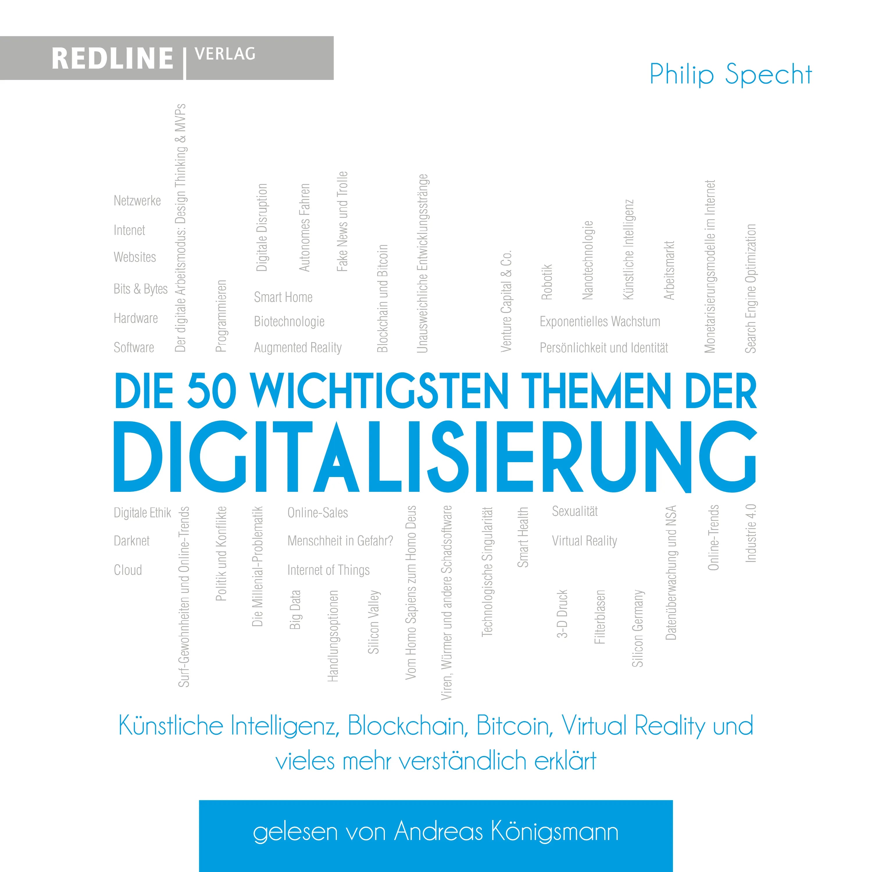 Buchcover von 'Die 50 wichtigsten Themen der Digitalisierung' - Hörbuch (CD) von Philip Specht