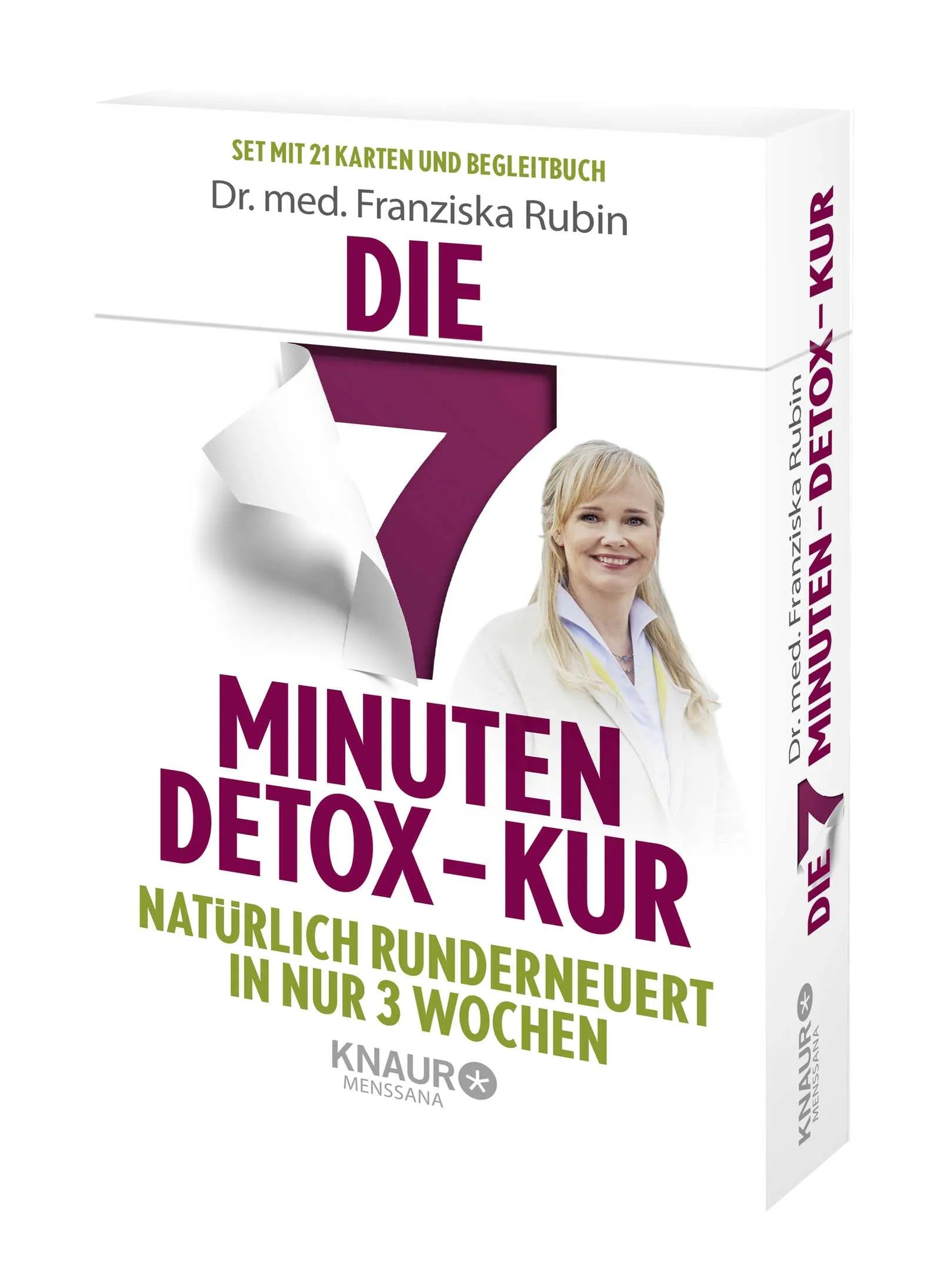 Buchcover von 'Die 7-Minuten-Detox-Kur' - Taschenbuch von Franziska Rubin