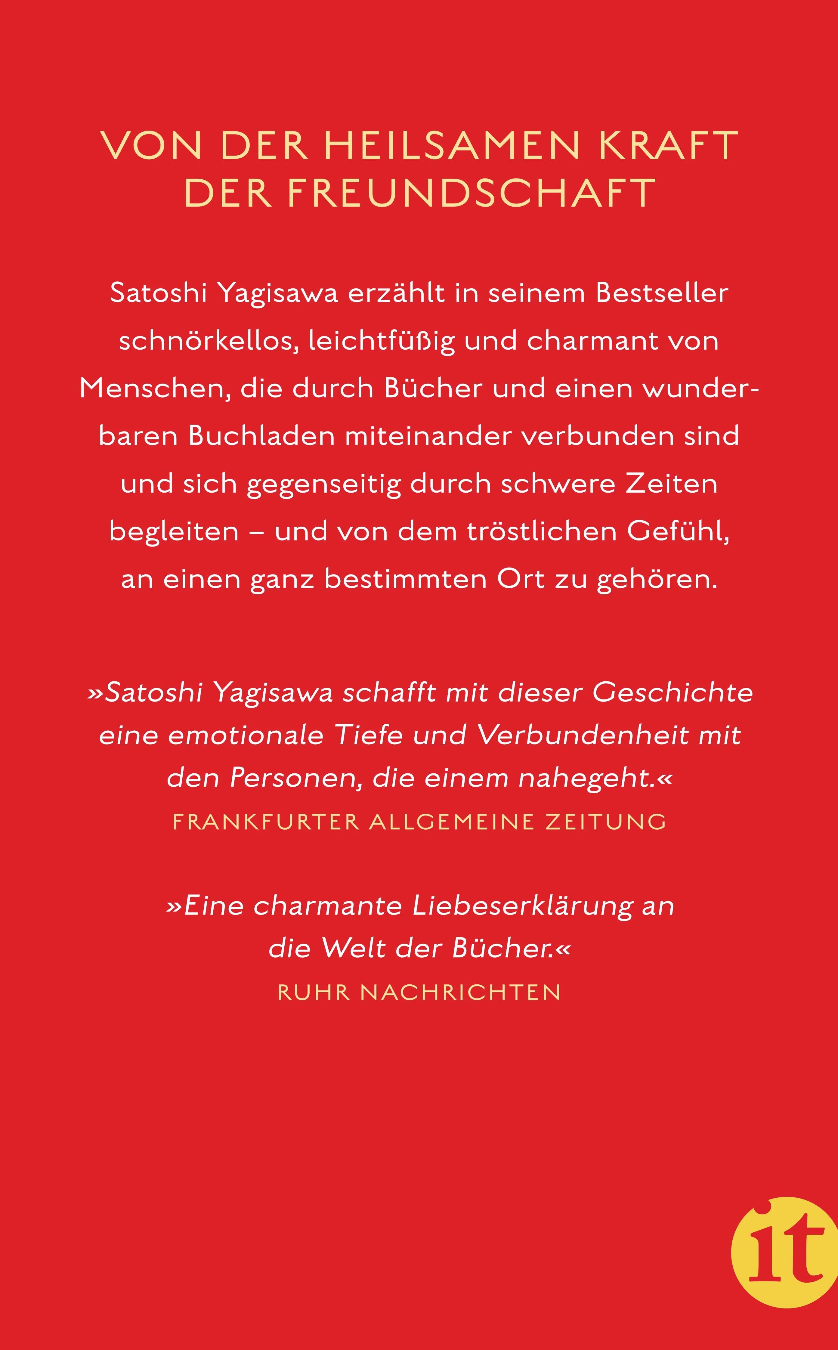 Rückseite: Die Abende in der Buchhandlung Morisaki (Taschenbuch)