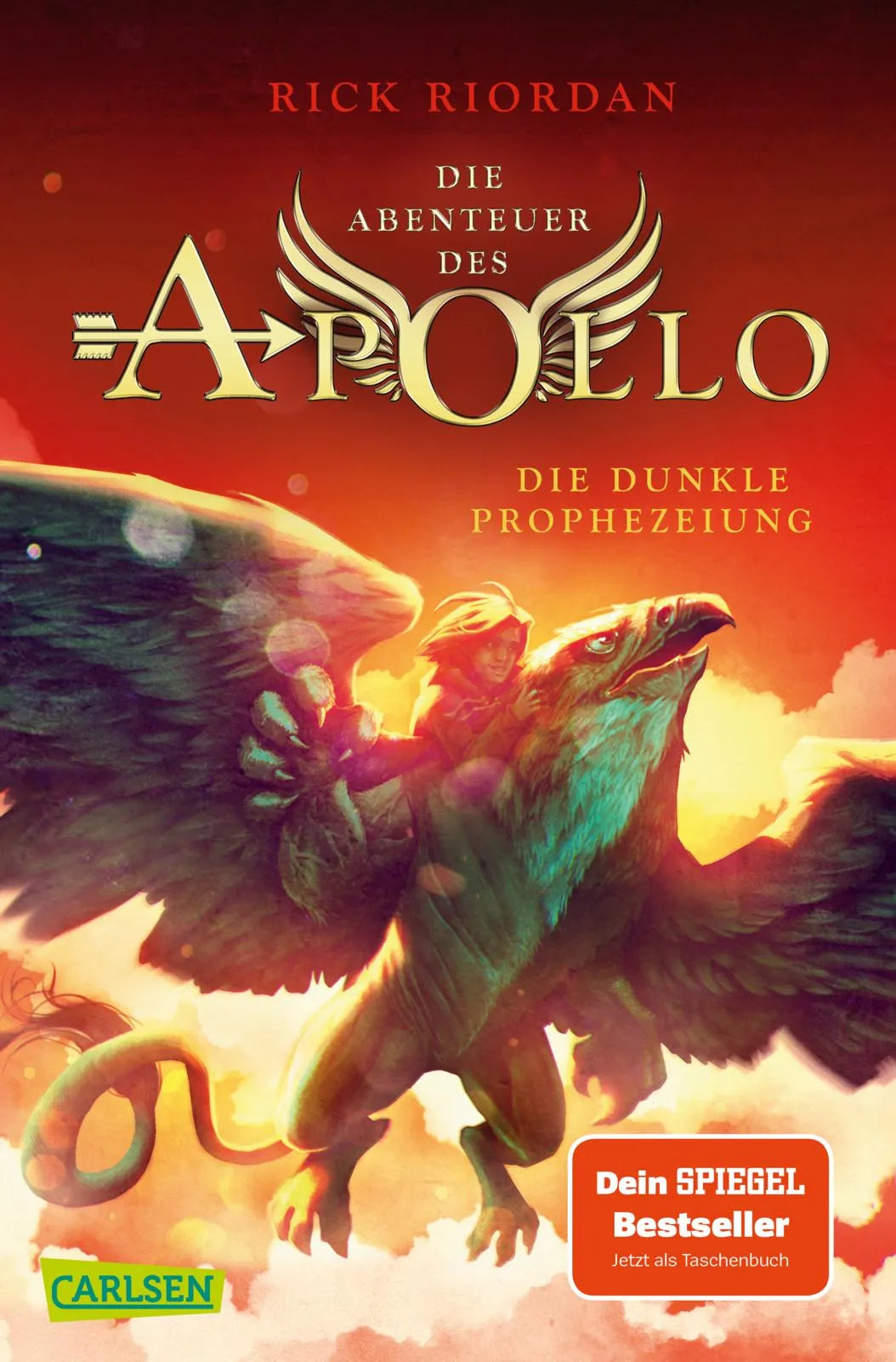 Buchcover von 'Die Abenteuer des Apollo 2: Die dunkle Prophezeiung' - Paperback von Rick Riordan