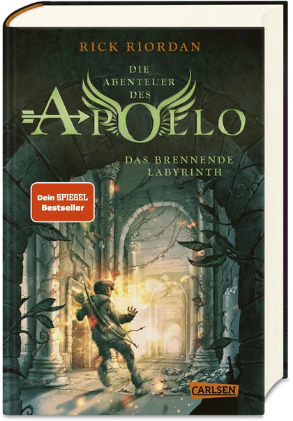 Buchcover von 'Die Abenteuer des Apollo 3: Das brennende Labyrinth' - Gebundene Ausgabe von Rick Riordan