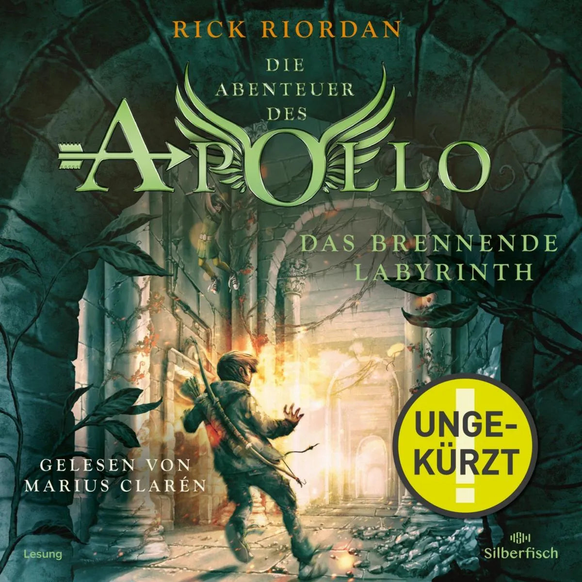 Cover: Die Abenteuer des Apollo  3: Das brennende Labyrinth (Hörbuch Download) von Rick Riordan