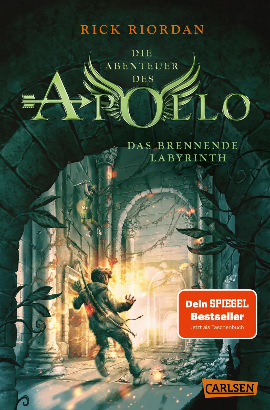 Buchcover von 'Die Abenteuer des Apollo 3: Das brennende Labyrinth' - Paperback von Rick Riordan