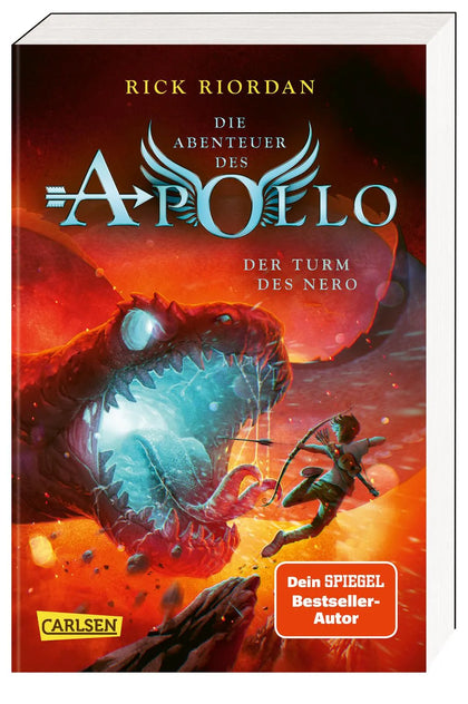 Buchcover von 'Die Abenteuer des Apollo 5: Der Turm des Nero' - Taschenbuch von Rick Riordan