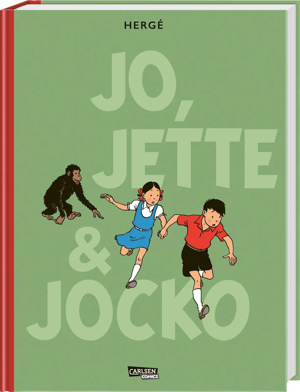 Buchcover von 'Die Abenteuer von Jo, Jette und Jocko: Gesamtausgabe' - Gebundene Ausgabe von Hergé
