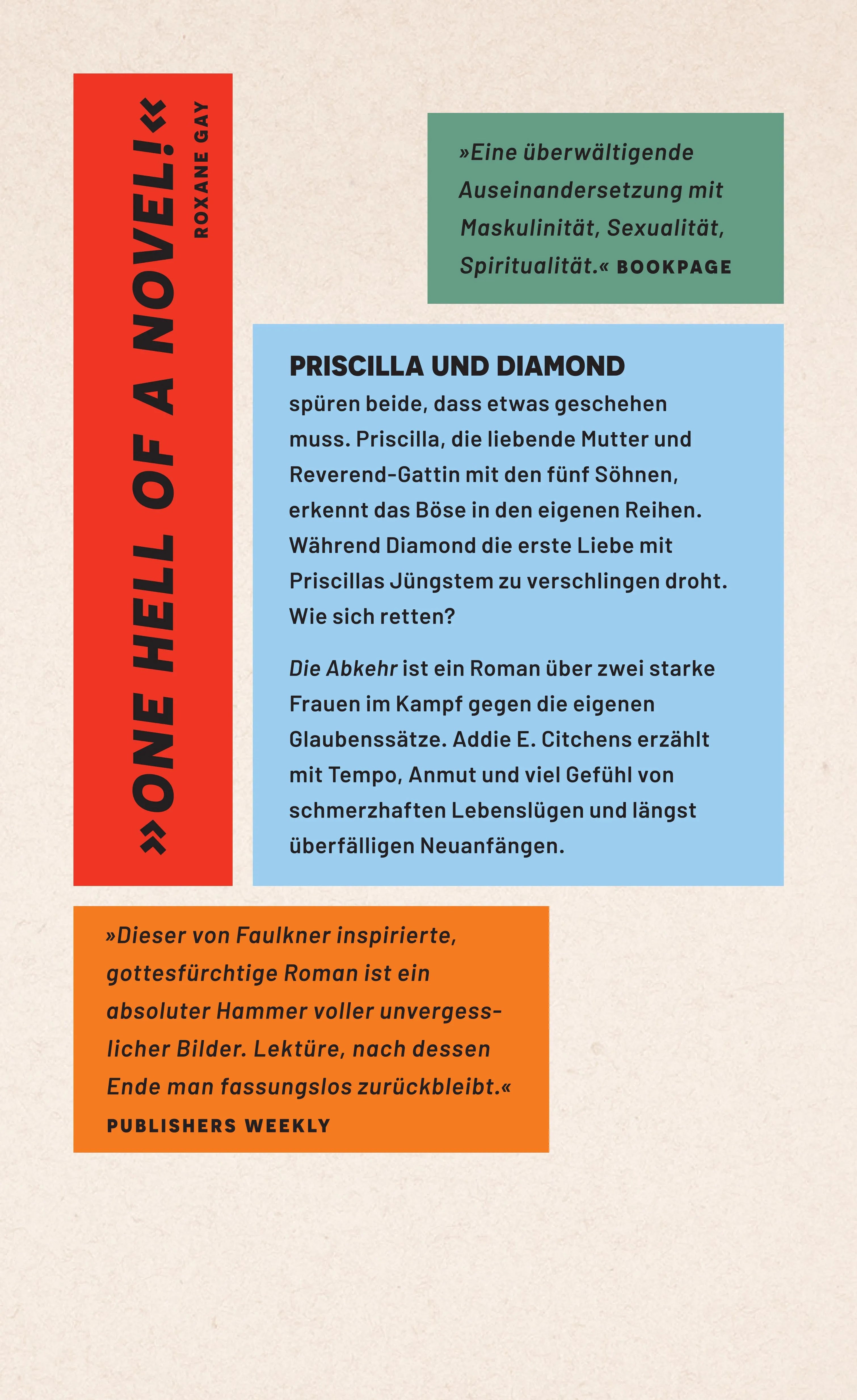 Rückseite: Die Abkehr (Hardcover)