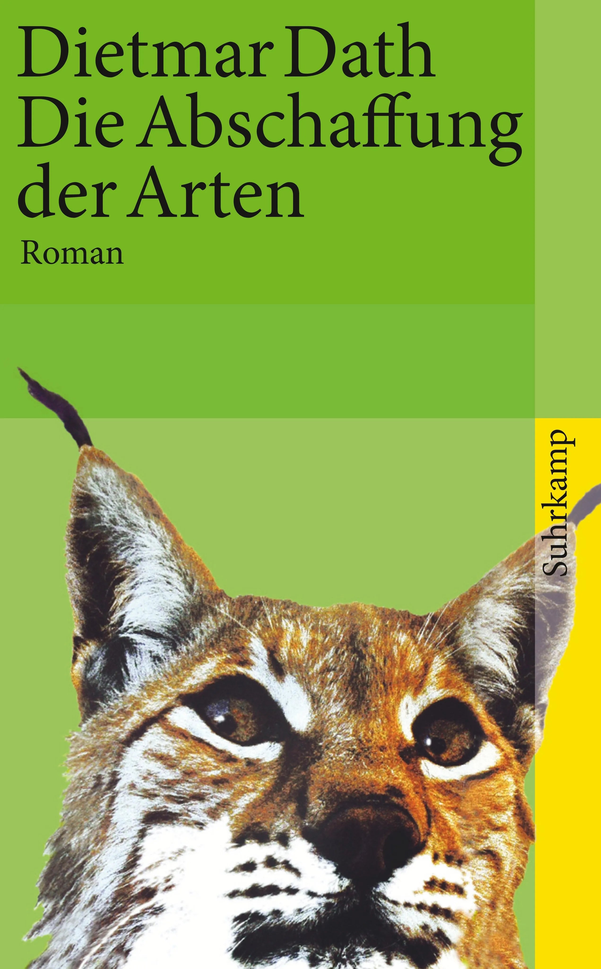 Buchcover von 'Die Abschaffung der Arten' - Taschenbuch von Dietmar Dath