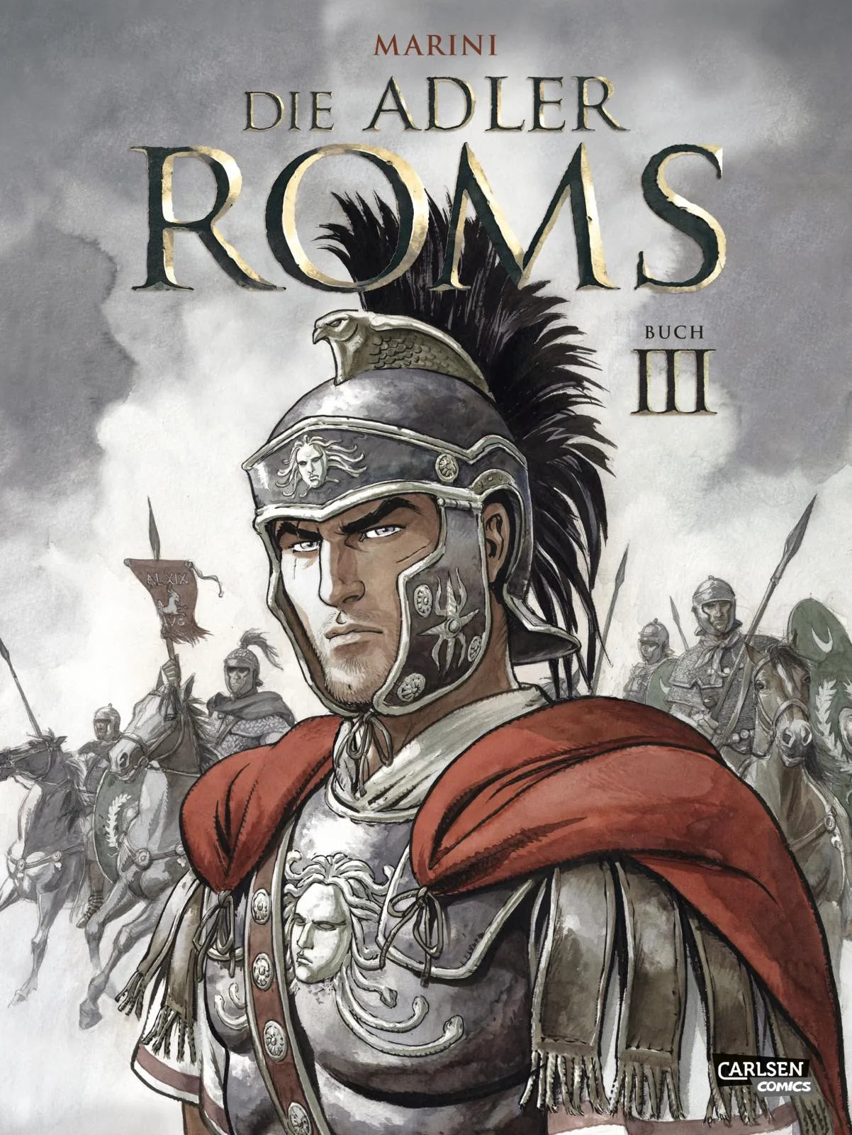 Buchcover von 'Die Adler Roms' - Gebundene Ausgabe von Enrico Marini