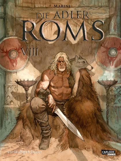 Buchcover von 'Die Adler Roms' - Gebundene Ausgabe von Enrico Marini