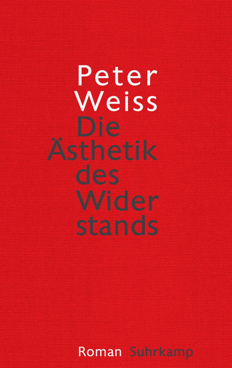 Buchcover von 'Die Ästhetik des Widerstands' - Gebundene Ausgabe von Peter Weiss