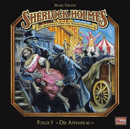 Buchcover von 'Die Affenfrau' - Hörbuch (CD) von Sir Arthur Conan Doyle