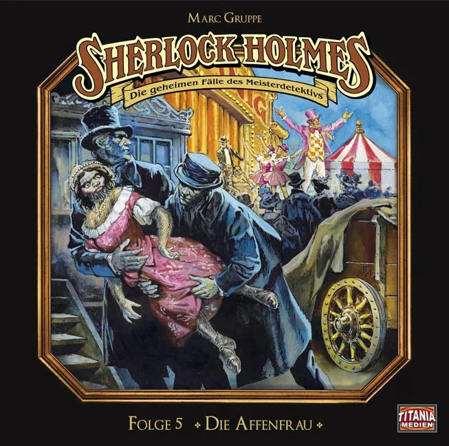 Buchcover von 'Die Affenfrau' - Hörbuch (CD) von Sir Arthur Conan Doyle