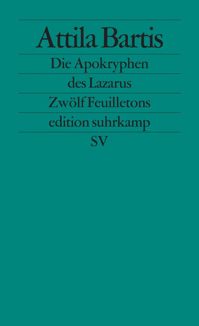 Die Apokryphen des Lazarus