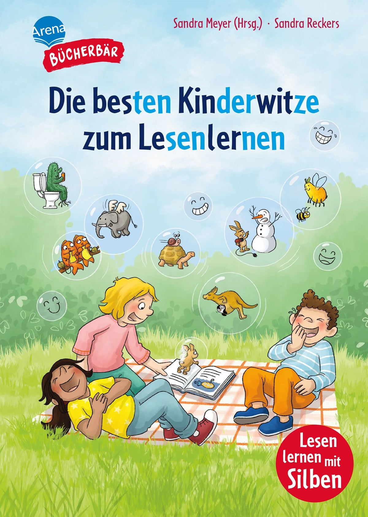 Cover: Die besten Kinderwitze zum Lesenlernen (Hardcover) von Sandra Meyer