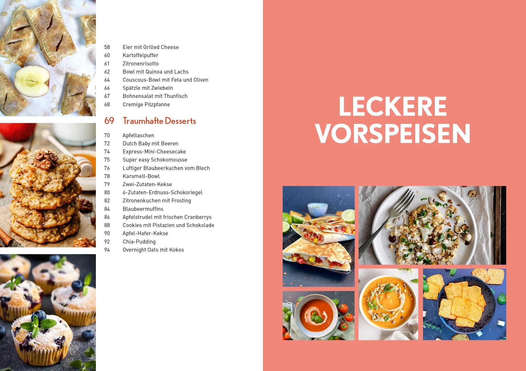 Innenansicht von 'Die besten Kochrezepte: Schnell & einfach' - Taschenbuch