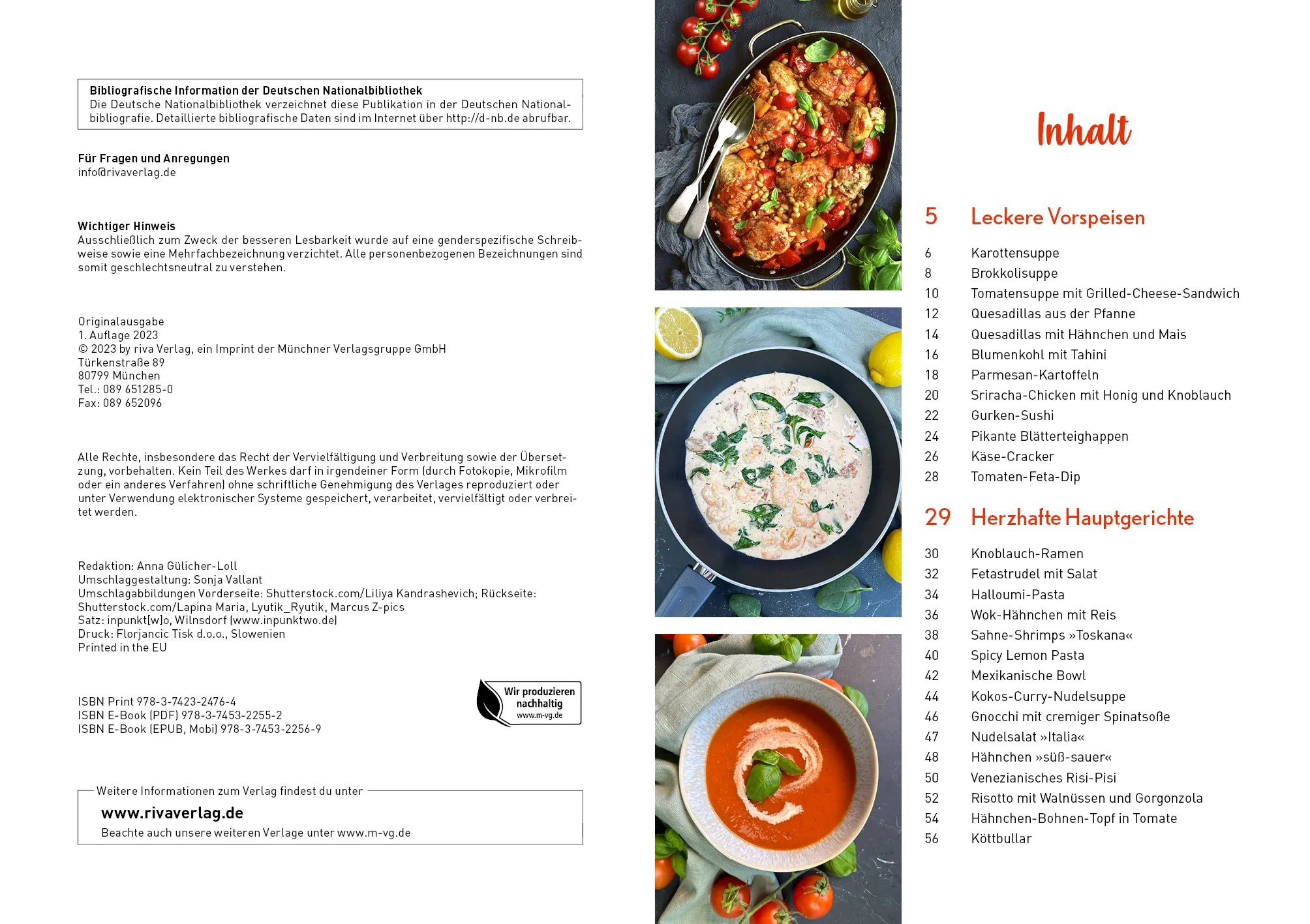 Innenansicht von 'Die besten Kochrezepte: Schnell & einfach' - Taschenbuch