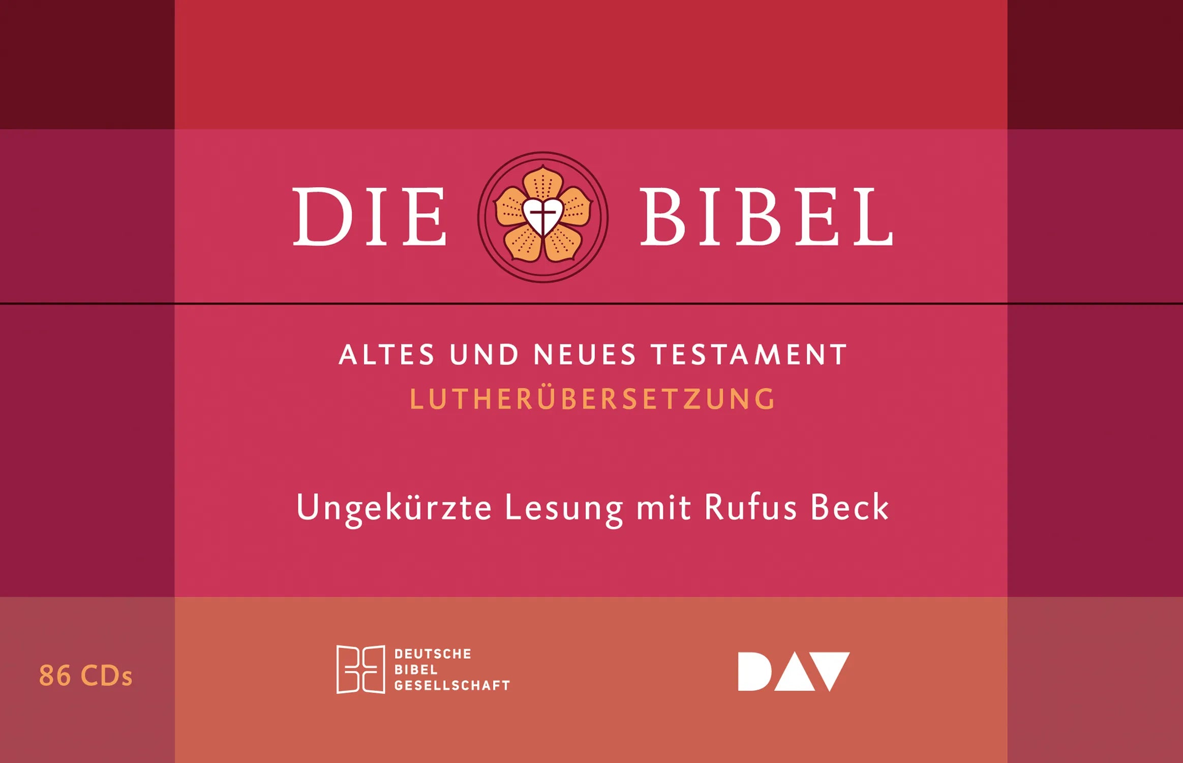 Buchcover von 'Die Bibel. Gelesen von Rufus Beck' - Hörbuch (CD) von Martin Luther