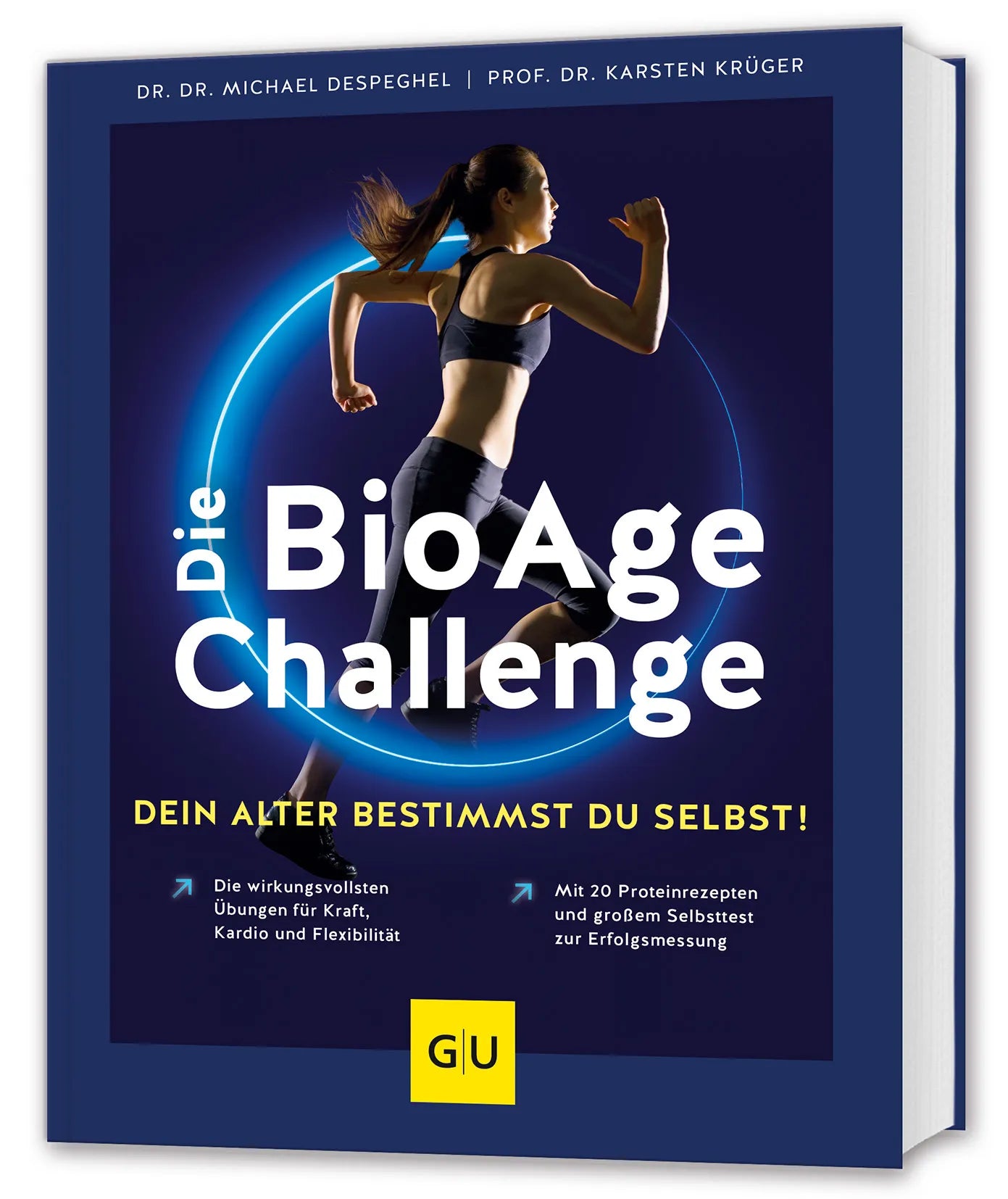 Buchcover von 'Die BioAge-Challenge: Dein Alter bestimmst du selbst!' - Gebundene Ausgabe von Dr. Dr. Michael Despeghel