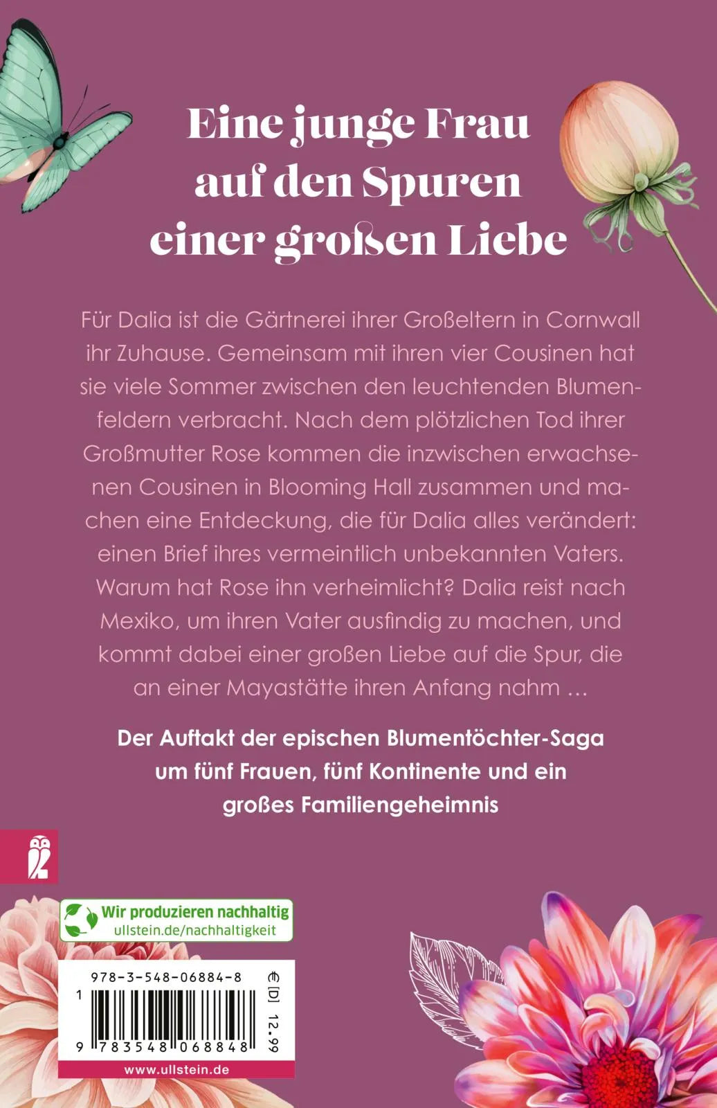 Rückseite: Die Blumentöchter (Taschenbuch)