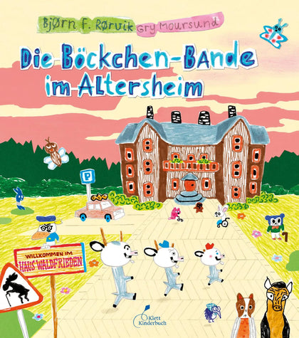 Buchcover von 'Die Böckchen-Bande im Altersheim' - Gebundene Ausgabe von Bjørn F. Rørvik
