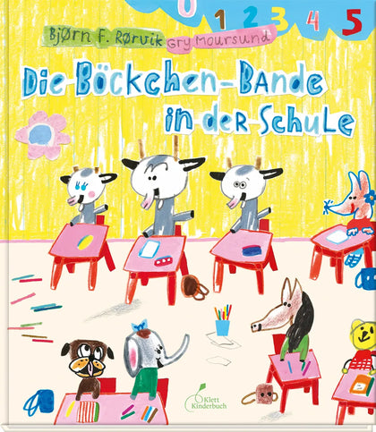 Buchcover von 'Die Böckchen-Bande in der Schule' - Gebundene Ausgabe von Bjørn F. Rørvik