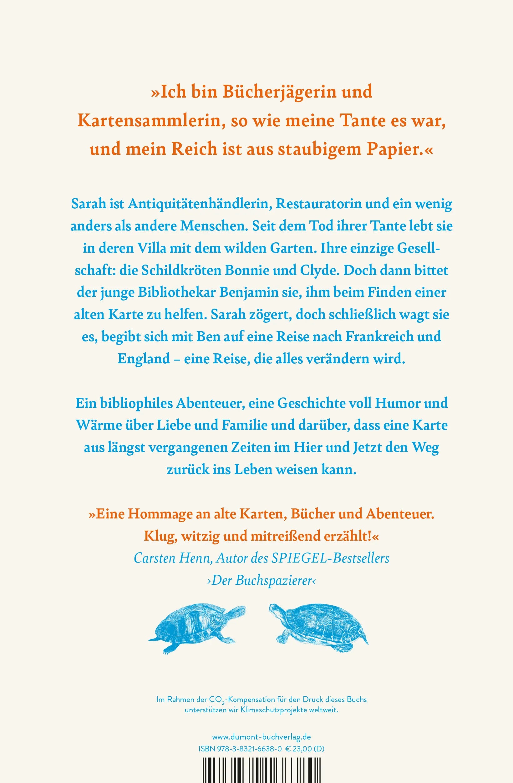 BuchrÃ¼ckseite von 'Die Bücherjägerin' mit Klappentext - Gebundene Ausgabe