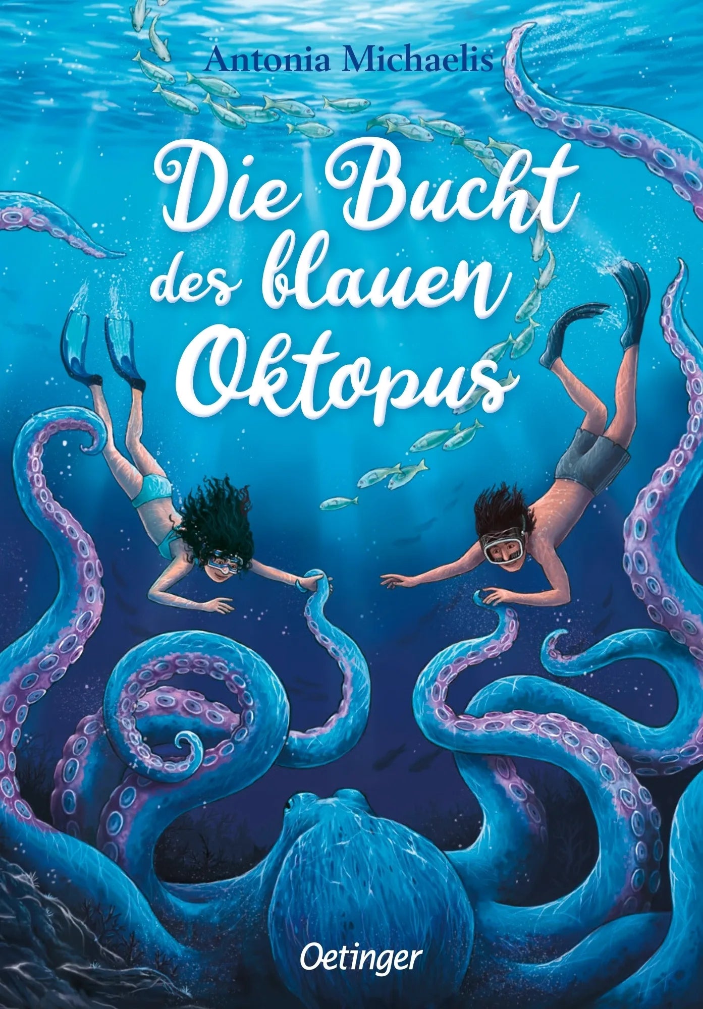 Buchcover von 'Die Bucht des blauen Oktopus' - Gebundene Ausgabe von Antonia Michaelis